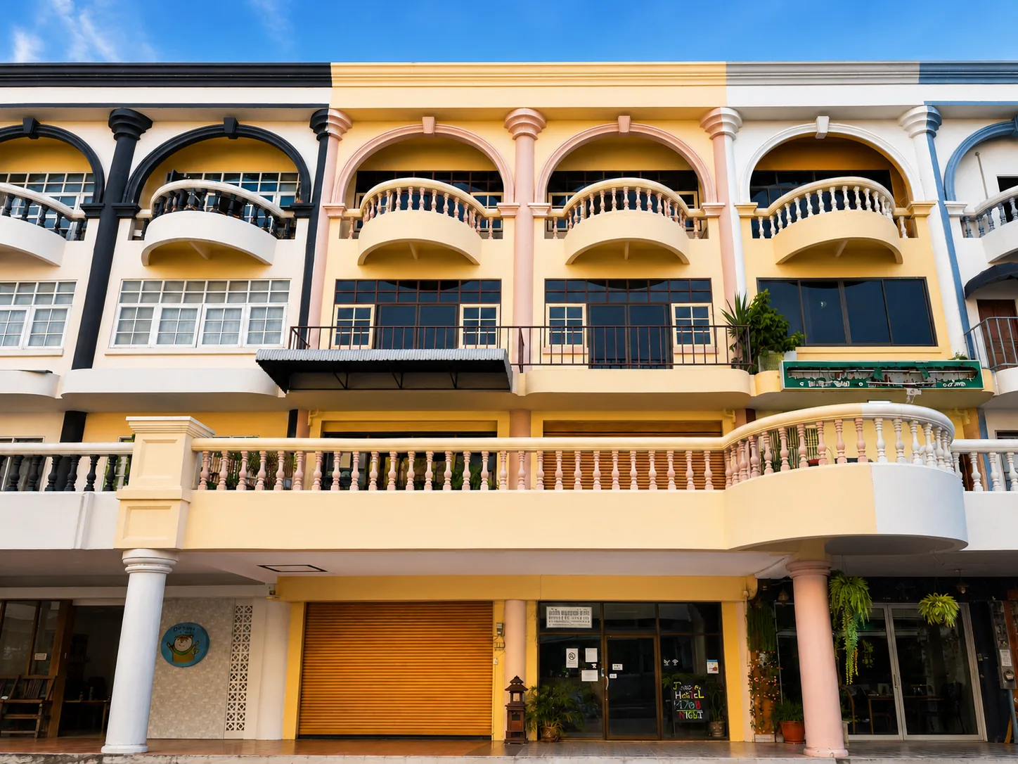 Jomstay Hostel building facade